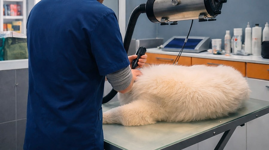Vivir bien trabajando de peluquero canino.